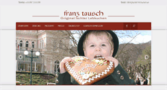 Desktop Screenshot of ischler-lebkuchen.at