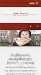 Mobile Screenshot of ischler-lebkuchen.at